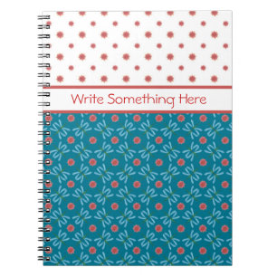 Wasserlilien und Libellen, SpiralNotebook Notizblock