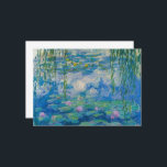 Wasserlilien von Claude Monet Dankeskarte<br><div class="desc">Claude Monet - Wasserlilien,  1916-1919. Oscar-Claude Monet (1840-1926) war ein französischer Maler und Gründer impressionistischen Gemäldes,  der als wichtiger Vorläufer des Modernismus angesehen wird,  insbesondere in seinen Versuchen,  die Natur so zu malen,  wie er sie wahrnahm.</div>