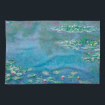 Wasserlilien von Claude Monet Fine Art Malerei Geschirrtuch<br><div class="desc">Schönes Meisterwerk von Claude Monet - Water Lilies aus seinem Garten in Giverny,  Frankreich. Eines der berühmtesten Kunstwerke der Kunstgeschichte und ein schönes Beispiel des Impressionismus. Das ist wirklich ein wunderbares Kunstwerk und ein großartiges Geschenk für Kunstliebhaber.</div>