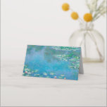 Wasserlilien von Claude Monet Fine Art Malerei Platzkarte<br><div class="desc">Schönes Meisterwerk von Claude Monet - Water Lilies aus seinem Garten in Giverny,  Frankreich. Eines der berühmtesten Kunstwerke der Kunstgeschichte und ein schönes Beispiel des Impressionismus. Das ist wirklich ein wunderbares Kunstwerk und ein großartiges Geschenk für Kunstliebhaber.</div>