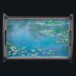 Wasserlilien von Claude Monet Fine Art Malerei Serviertablett<br><div class="desc">Schönes Meisterwerk von Claude Monet - Water Lilies aus seinem Garten in Giverny,  Frankreich. Eines der berühmtesten Kunstwerke der Kunstgeschichte und ein schönes Beispiel des Impressionismus. Das ist wirklich ein wunderbares Kunstwerk und ein großartiges Geschenk für Kunstliebhaber.</div>