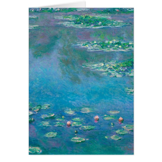 Wasserlilien von Claude Monet Kunstmalerei (Vorne)