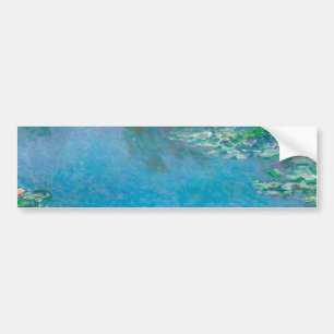 Wasserlilien von Claude Monet Kunstmalerei Autoaufkleber