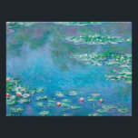 Wasserlilien von Claude Monet Kunstmalerei Fotodruck<br><div class="desc">Schönes Meisterwerk von Claude Monet - Water Lilies aus seinem Garten in Giverny,  Frankreich. Eines der berühmtesten Kunstgemälde in der Kunstgeschichte und ein schönes Beispiel für Impressionismus. Das ist wirklich ein wunderbares Kunstwerk und ein großartiges Geschenk für Kunstliebhaber.</div>