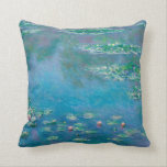 Wasserlilien von Claude Monet Kunstmalerei Kissen<br><div class="desc">Schönes Meisterwerk von Claude Monet - Water Lilies aus seinem Garten in Giverny,  Frankreich. Eines der berühmtesten Kunstgemälde in der Kunstgeschichte und ein schönes Beispiel für Impressionismus. Das ist wirklich ein wunderbares Kunstwerk und ein großartiges Geschenk für Kunstliebhaber.</div>