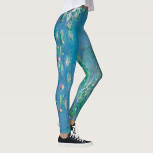 Wasserlilien von Claude Monet Kunstmalerei Leggings