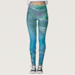 Wasserlilien von Claude Monet Kunstmalerei Leggings<br><div class="desc">Schönes Meisterwerk von Claude Monet - Water Lilies aus seinem Garten in Giverny,  Frankreich. Eines der berühmtesten Kunstgemälde in der Kunstgeschichte und ein schönes Beispiel für Impressionismus. Das ist wirklich ein wunderbares Kunstwerk und ein großartiges Geschenk für Kunstliebhaber.</div>