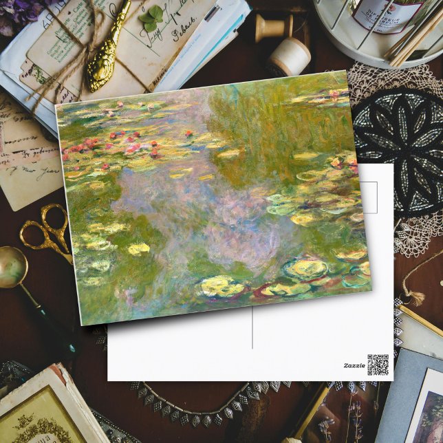 Wasserlilien von Claude Monet Kunstschätze Postkarte (Von Creator hochgeladen)