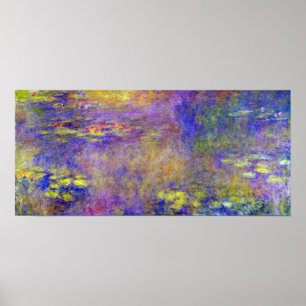 Wasserlilien von Claude Monet Poster
