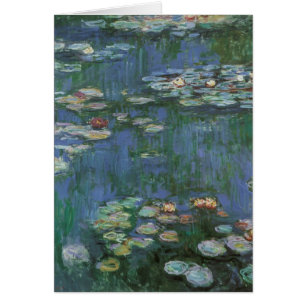 Wasserlilien von Claude Monet, Vintage Blume