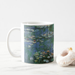 Wasserlilien von Claude Monet, Vintage Blume Kaffeetasse