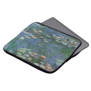 Wasserlilien von Claude Monet, Vintage Blume Laptopschutzhülle