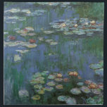 Wasserlilien von Claude Monet, Vintage Blume Serviette<br><div class="desc">Wasserlilien (1916) von Claude Monet. Water Lilies ist ein Vintager Impressionismus schöne Kunst Blumenbild. Monets Blumengarten im Frühjahr in Giverny, Frankreich. Diese Landschaft ist eine von vielen Variationen von Wasserliliengemälden, die Monet von seinem Teich gemalt hat. Über den Künstler: Claude Monet (1840-1926) war Gründer der französischen impressionistischen Malerei, wobei die...</div>