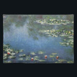 Wasserlilien von Claude Monet, Vintage Blume Stofftischset<br><div class="desc">Water Lilies (1906) von Claude Monet ist ein Vintager Impressionismus Kunstlandschaft Blumen Gemälde. Es ist eine von vielen Variationen von Wasserliliengemälden, die Monet in seinem Blumengarten in Giverny, Frankreich, gemalt hat. Wasserlilie Blume in einem Teich der Frühjahrszeit. Über den Künstler: Claude Monet (1840-1926) war Gründer der französischen impressionistischen Malerei, wobei...</div>