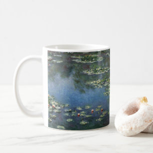 Wasserlilien von Claude Monet, Vintage Blume Tasse