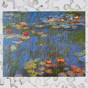 Wasserlilien von Claude Monet, Vintage Naturkunst Puzzle