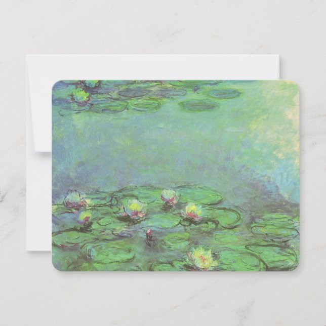 Wasserlilien von Claude Monet, Vintager Impression (Vorderseite)