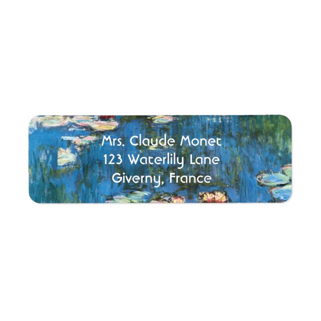 Wasserlilien von Claude Monet, Vintager Impression (Vorne)