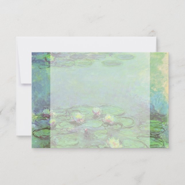 Wasserlilien von Claude Monet, Vintager Impression (Vorderseite)