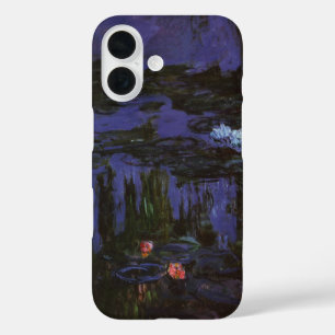 Wasserlilien von Claude Monet, Vintager Impression iPhone 16 Hülle