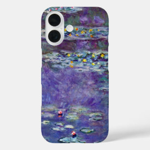Wasserlilien von Claude Monet, Vintager Impression iPhone 16 Hülle
