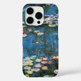 Wasserlilien von Claude Monet, Vintager Impression iPhone 16 Pro Hülle