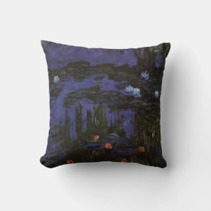 Wasserlilien von Claude Monet, Vintager Impression Kissen