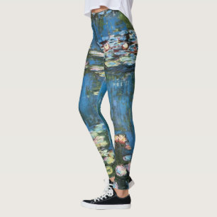 Wasserlilien von Claude Monet, Vintager Impression Leggings