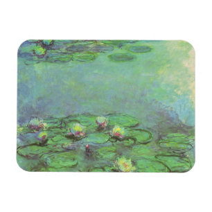 Wasserlilien von Claude Monet, Vintager Impression Magnet