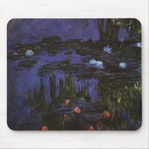 Wasserlilien von Claude Monet, Vintager Impression Mousepad