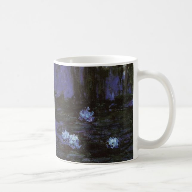 Wasserlilien von Claude Monet, Vintager Impression Tasse (Rechts)
