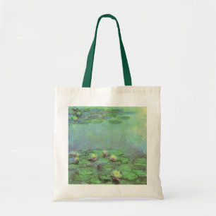 Wasserlilien von Claude Monet, Vintager Impression Tragetasche