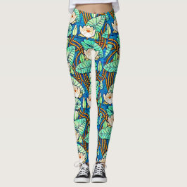 Wasserliliendruck Leggings