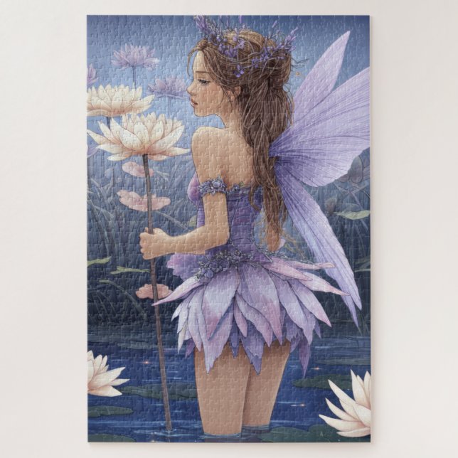 Wasserlilienfee Puzzle (Vertikal)