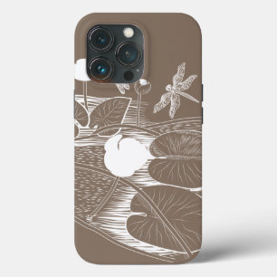 Wasserliliengravur Case-Mate iPhone Hülle