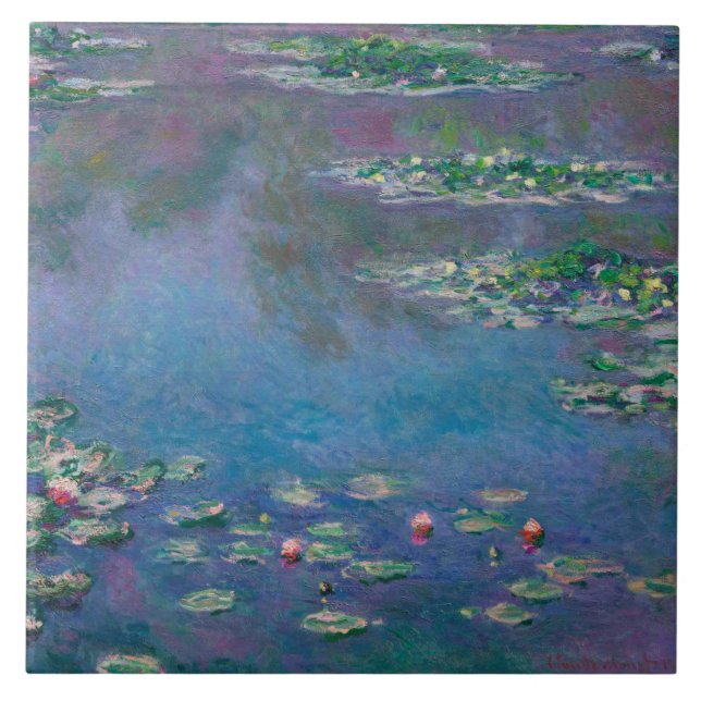 Wasserliliensee, Monet Fliese (Vorderseite)