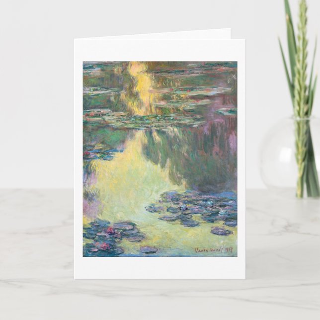 Wasserliliensee, Monet Karte (Vorderseite)