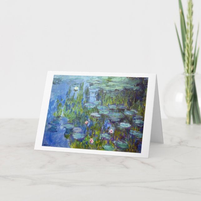 Wasserliliensee, Monet Karte (Vorderseite)