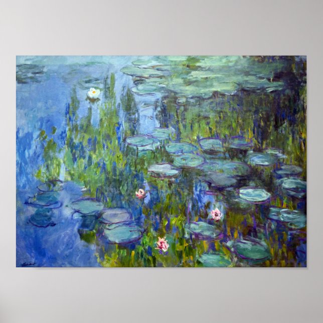 Wasserliliensee, Monet Poster (Vorne)