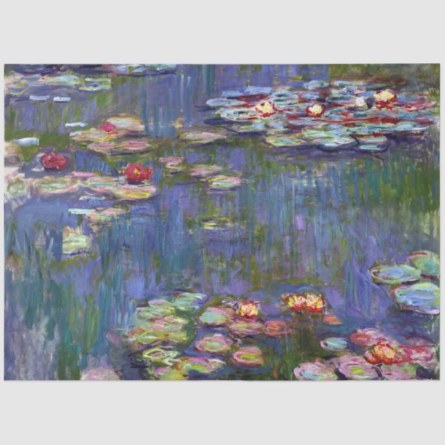 Wasserliliensee, Monet Seidenpapier (Vorderseite)