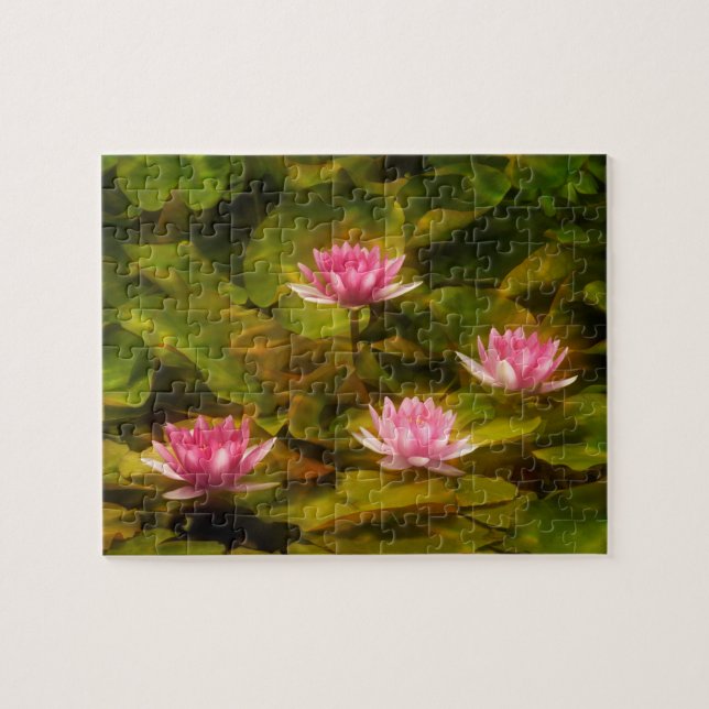 Wasserlililiken für Kunstgewerbe, Kalifornien Puzzle (Horizontal)