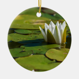 Wasserlily Blossom Keramik Ornament