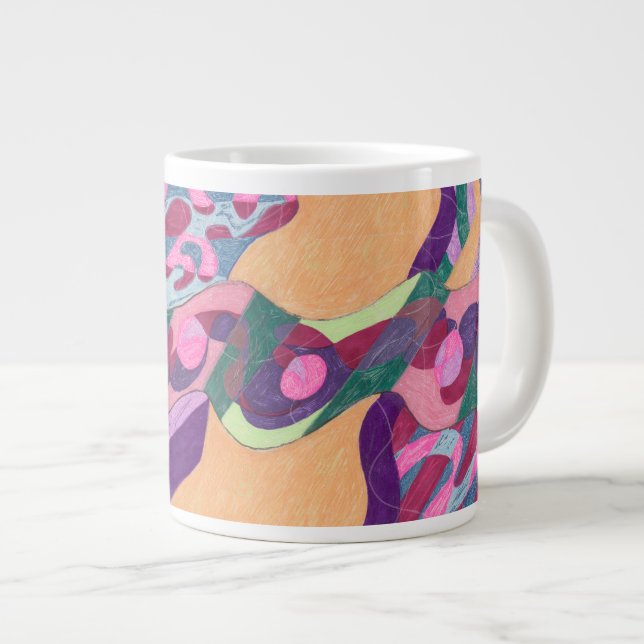 Wasserlinie Jumbo-Tasse (Vorderseite Rechts)
