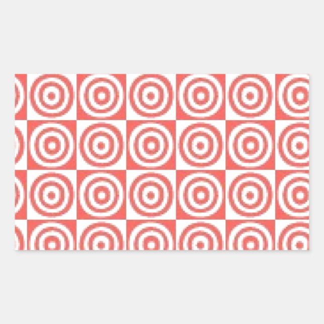 Wasserlinie Rechteckiger Aufkleber (Vorderseite)