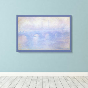 Wasserloo-Brücke, Nebeleffekt von Claude Monet Leinwanddruck