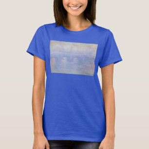 Wasserloo-Brücke, Nebeleffekt von Claude Monet T-Shirt