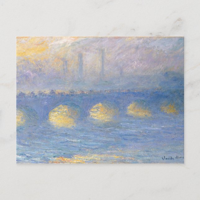 Wasserloo-Brücke, Tempelüberquerung | 1904 Postkarte (Vorderseite)