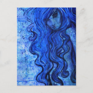 Wassermädchen Postkarte