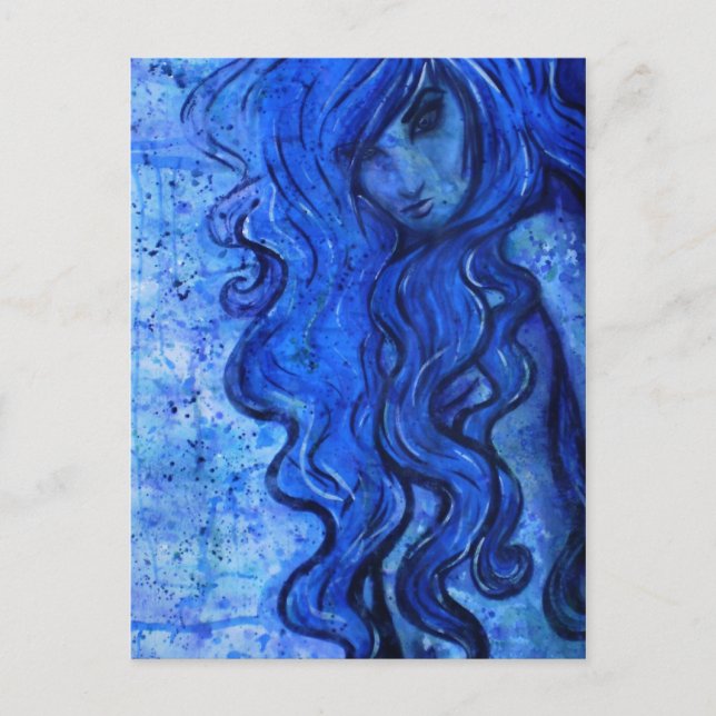 Wassermädchen Postkarte (Vorderseite)