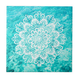 Wassermandala Fliese
